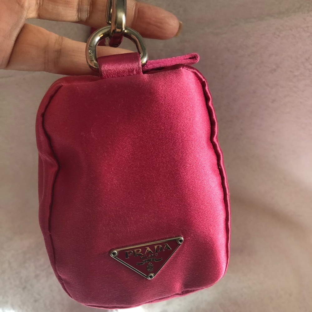 Prada Pink Satin Bag
